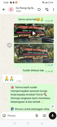 Testimonial Papan Bunga gorontalo